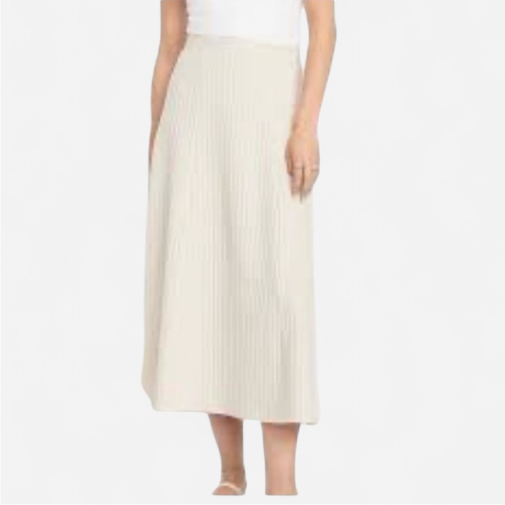 Old Navy Cream Maxi A-Line Skirt Size XXL Tall